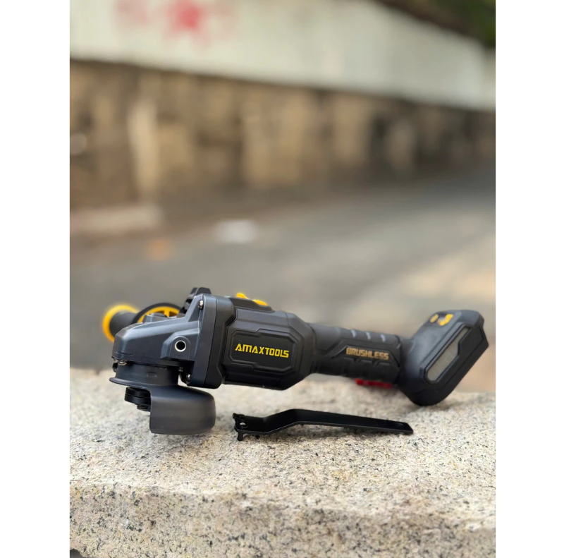 Máy Mài Góc Pin Amaxtools 100mm AM100-SM 21V, Động Cơ Không Chổi Than 1100W