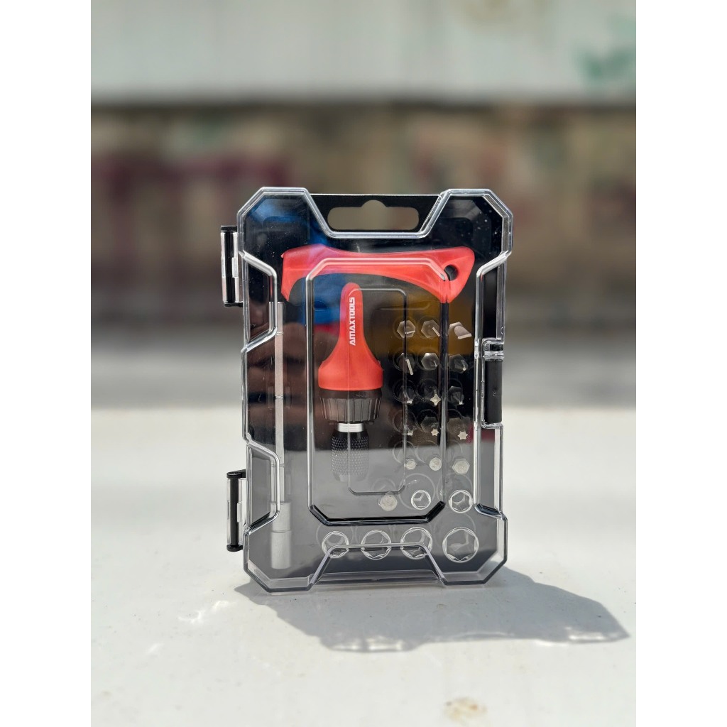 Bộ dụng cụ tua vít chữ T 2 chiều 24 chi tiết  AMAXTOOLS CBTV-24