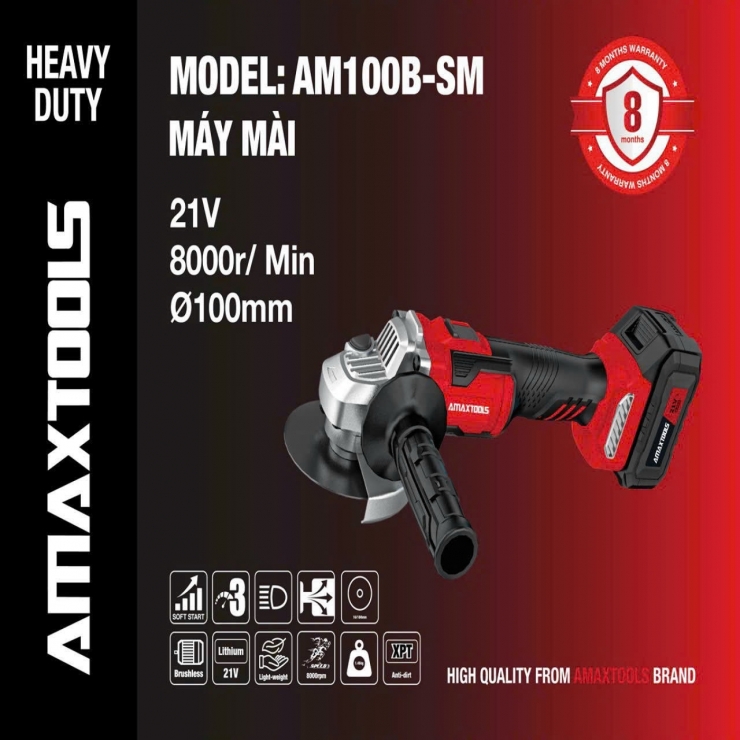 may mai goc pin amaxtools am100sm