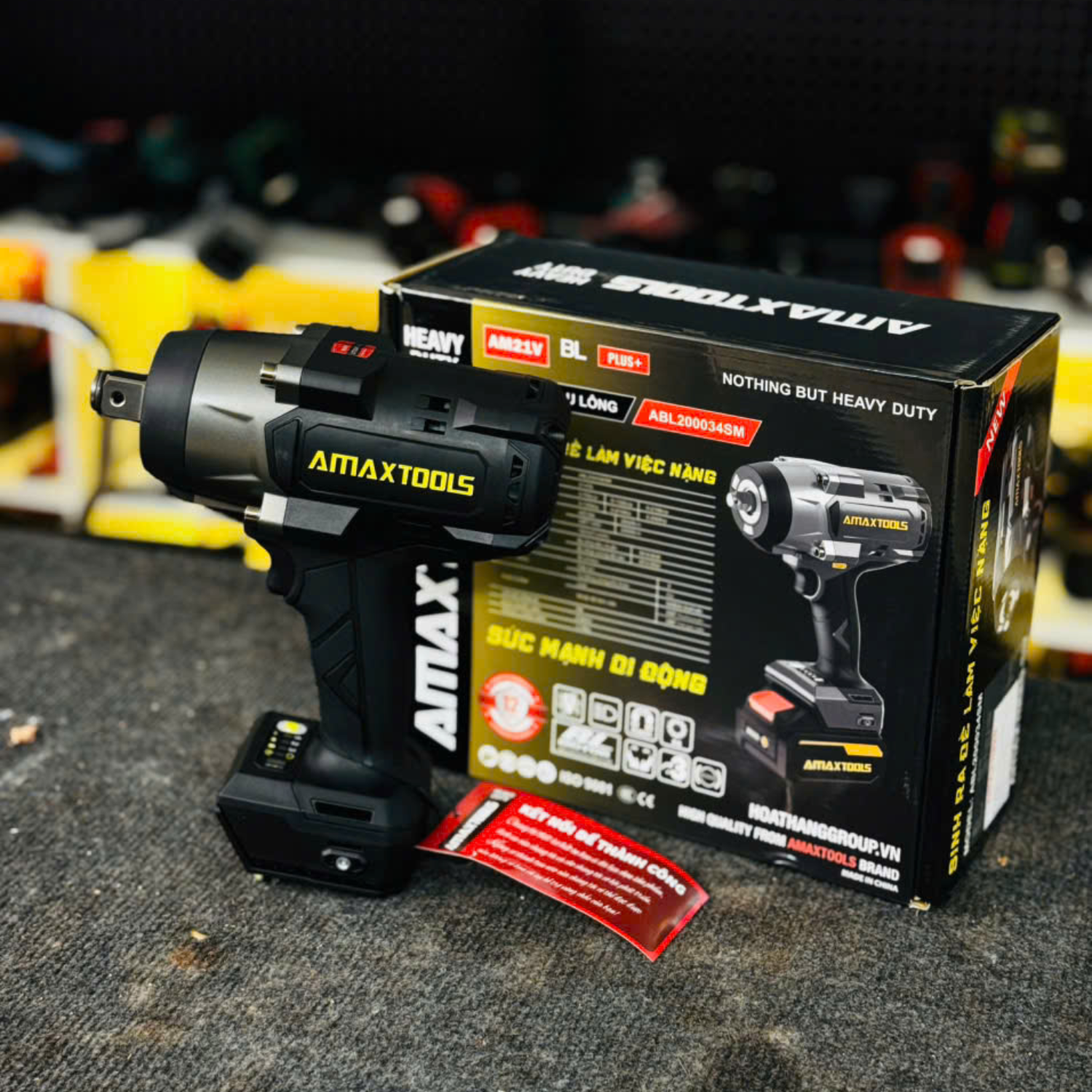 Máy Siết Bu Lông AMAXTOOLS 2000Nm ABL200034SM - Khẩu 3_4 Chính Hãng 1