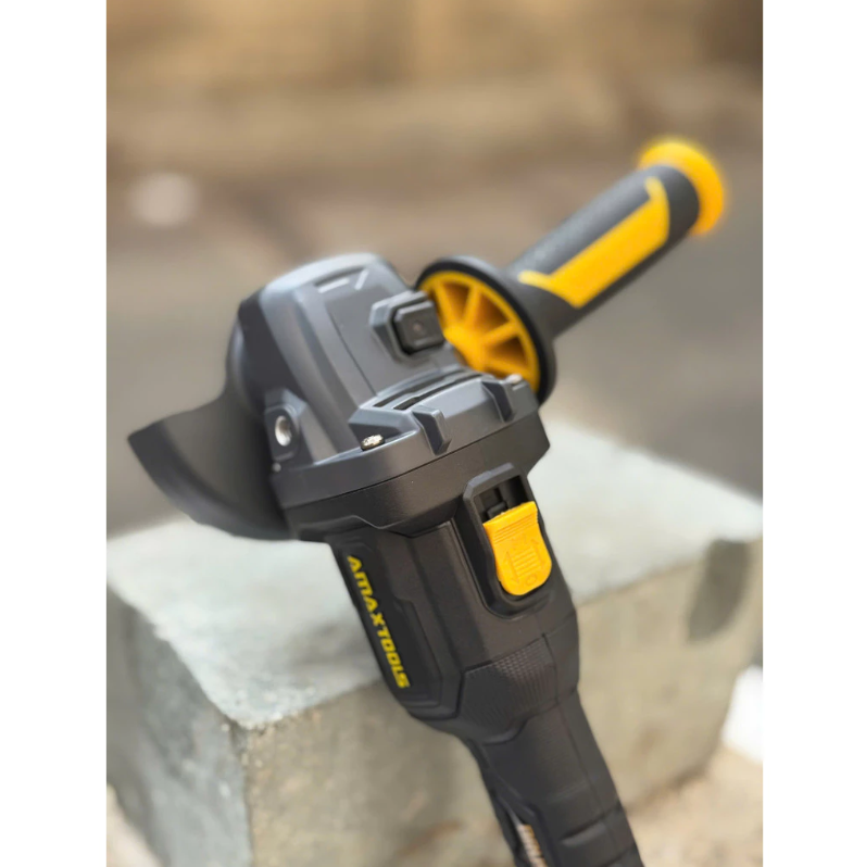 Máy Mài Góc Pin Amaxtools 100mm AM100-SM 21V, Động Cơ Không Chổi Than 1100W 4 Máy Mài Góc Pin Amaxtools 100mm AM100-SM 21V, Động Cơ Không Chổi Than 1100W