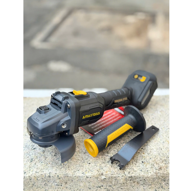 Máy Mài Góc Pin Amaxtools 100mm AM100-SM 21V, Động Cơ Không Chổi Than 1100W 5 Máy Mài Góc Pin Amaxtools 100mm AM100-SM 21V, Động Cơ Không Chổi Than 1100W