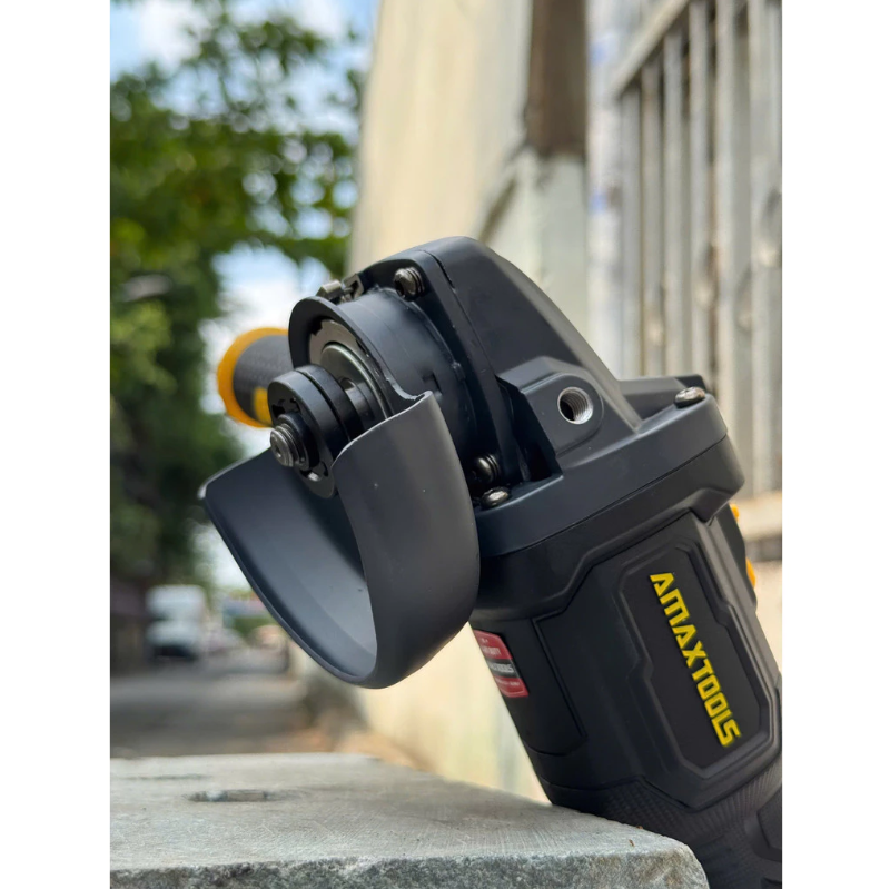 Máy Mài Góc Pin Amaxtools 100mm AM100-SM 21V, Động Cơ Không Chổi Than 1100W 7 Máy Mài Góc Pin Amaxtools 100mm AM100-SM 21V, Động Cơ Không Chổi Than 1100W